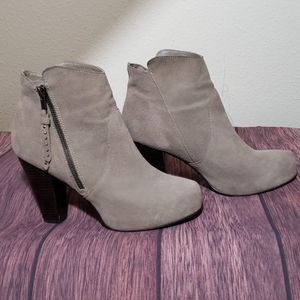 Steve Madden suede platform ankle boots